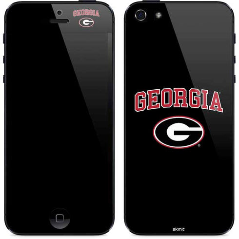 University of Georgia Collegiate Text iPhone 5/5s/5SE Skin