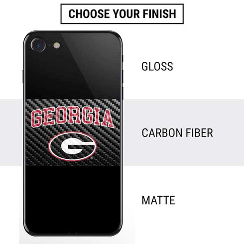 University of Georgia Collegiate Text iPhone SE (2nd & 3rd Gen) Skin