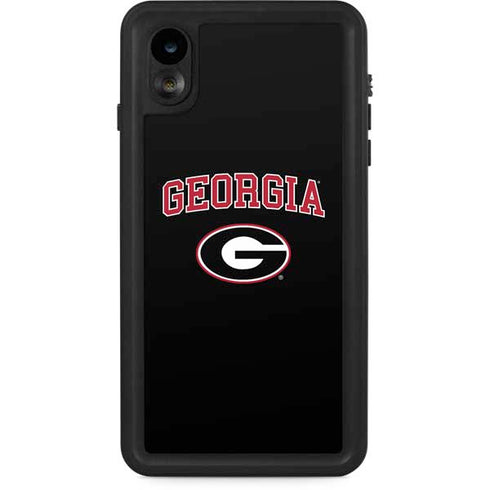 University of Georgia Collegiate Text iPhone XR Waterproof Case