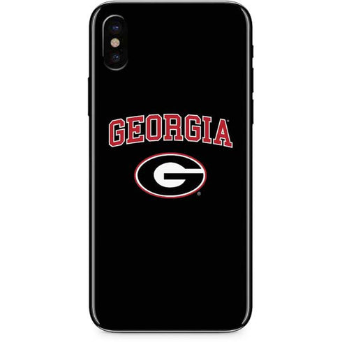 University of Georgia Collegiate Text iPhone XS Skin