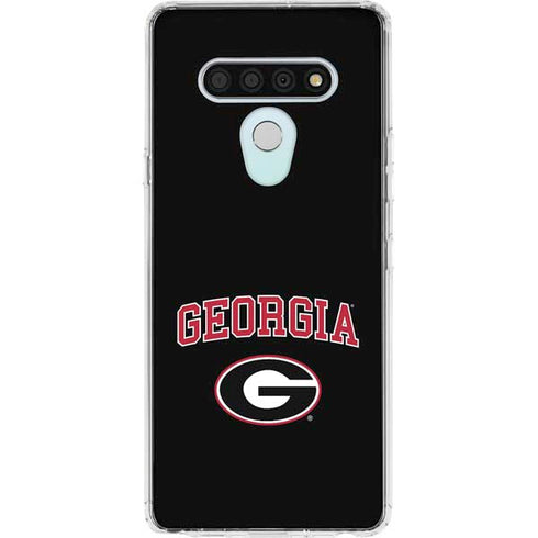 University of Georgia Collegiate Text LG Stylo 6 Clear Case