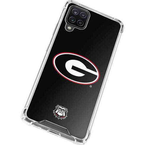 University of Georgia Logo Galaxy A12 Clear Case