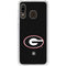 University of Georgia Logo Galaxy A20 Clear Case