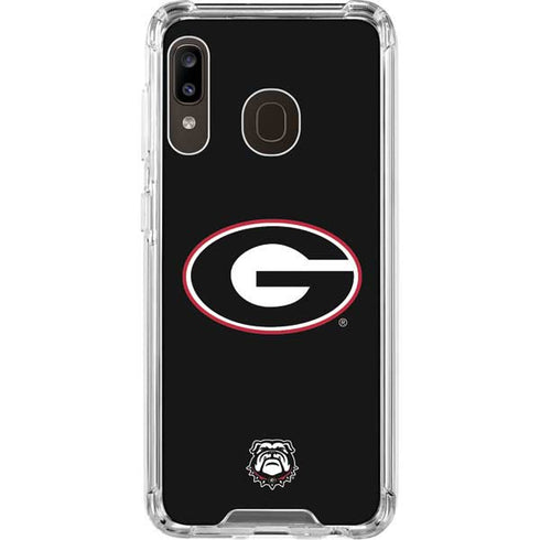 University of Georgia Logo Galaxy A30 Clear Case