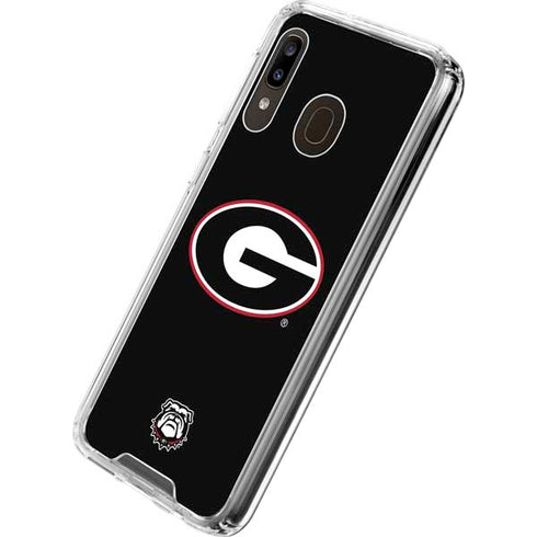University of Georgia Logo Galaxy A30 Clear Case
