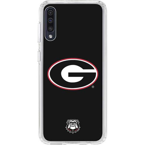 University of Georgia Logo Galaxy A50 Clear Case