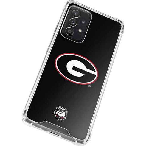 University of Georgia Logo Galaxy A52 5G Clear Case