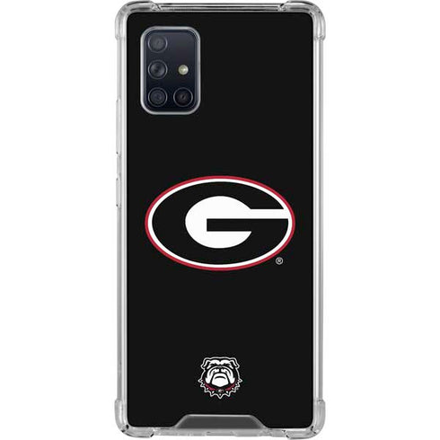 University of Georgia Logo Galaxy A71 5G Clear Case