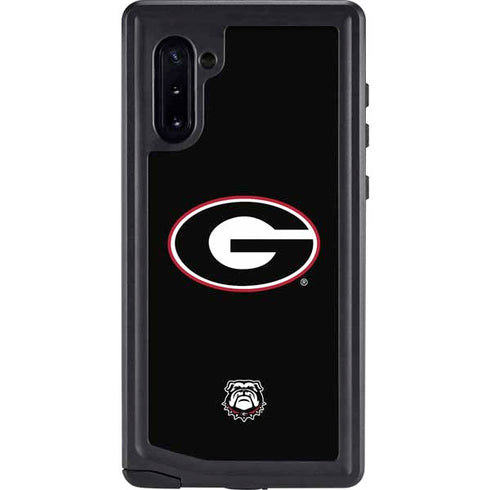 University of Georgia Logo Galaxy Note 10 Waterproof Case