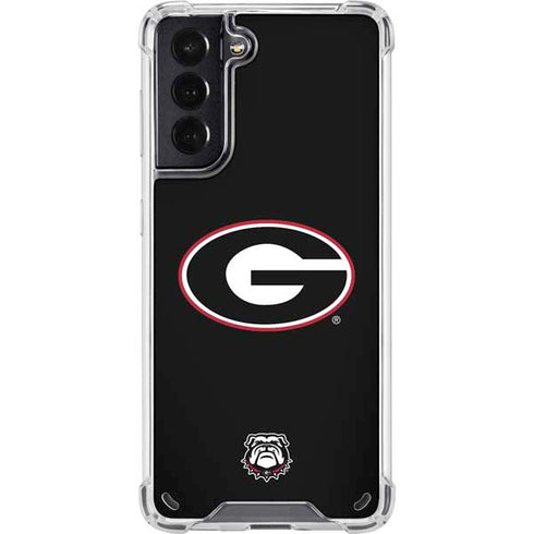 University of Georgia Logo Galaxy S21 5G Clear Case