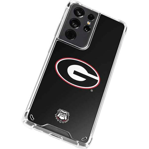 University of Georgia Logo Galaxy S21 Ultra 5G Clear Case