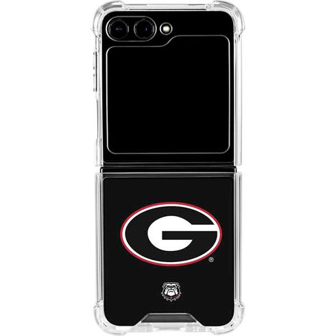 University of Georgia Logo Galaxy Z Flip5 5G Clear Case