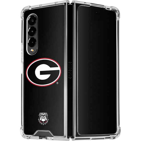 University of Georgia Logo Galaxy Z Fold4 5G Clear Case