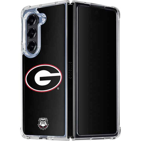 University of Georgia Logo Galaxy Z Fold5 5G Clear Case