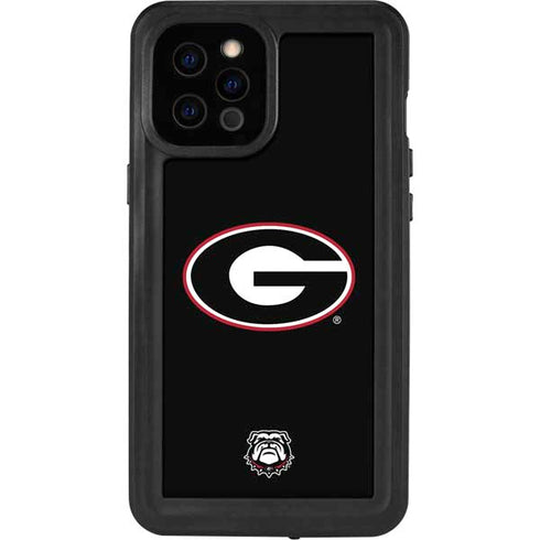 University of Georgia Logo iPhone 12 Pro Max Waterproof Case