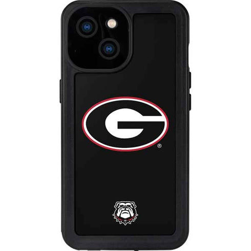 University of Georgia Logo iPhone 13 Mini Waterproof Case