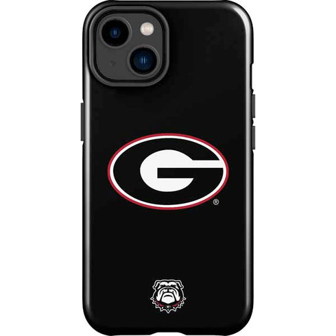 University of Georgia Logo iPhone 15 Plus Impact Case