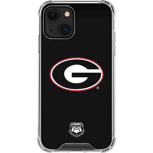 University of Georgia Logo iPhone 15 Plus Clear Case