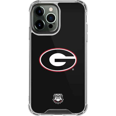 University of Georgia Logo iPhone 15 Pro Max Clear Case