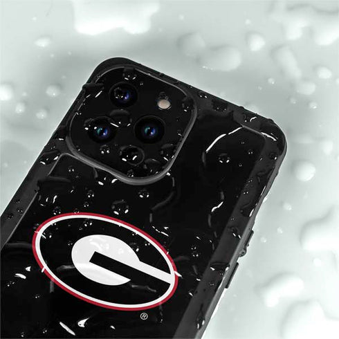 University of Georgia Logo iPhone 14 Pro Max Waterproof Case