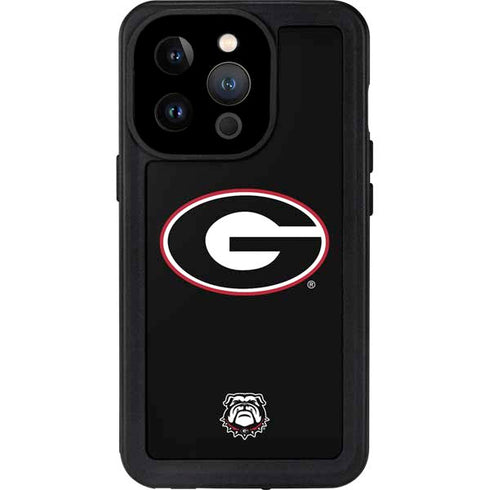 University of Georgia Logo iPhone 14 Pro Waterproof Case