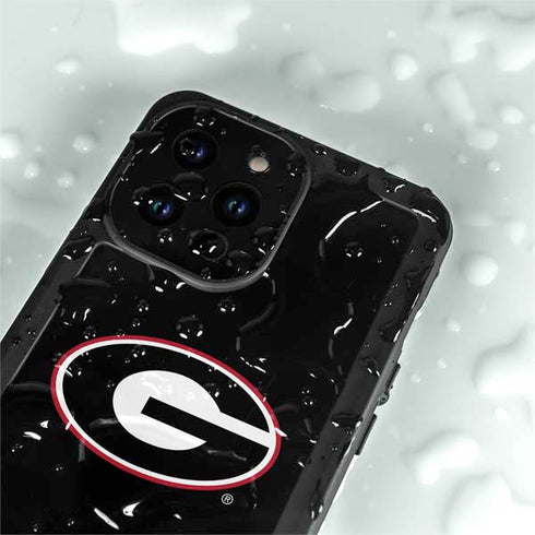University of Georgia Logo iPhone 14 Pro Waterproof Case