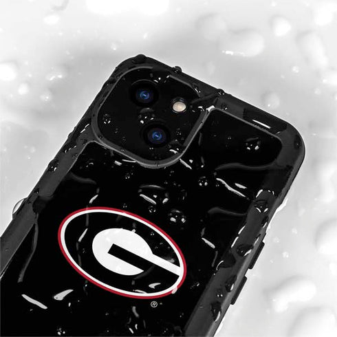 University of Georgia Logo iPhone 15 Plus Waterproof Case