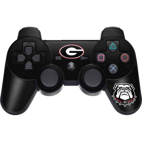 University of Georgia Logo PS3 Dual Shock wireless controller Skin