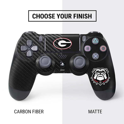 University of Georgia Logo PS4 Controller Skin