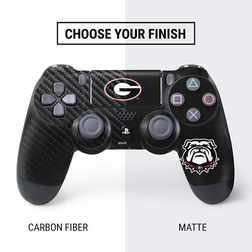University of Georgia Logo PS4 Pro/Slim Controller Skin