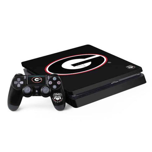 University of Georgia Logo PS4 Slim Bundle Skin