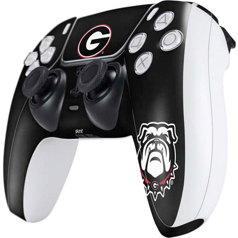 University of Georgia Logo PS5 Controller Skin