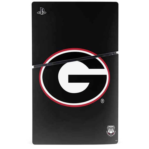 University of Georgia Logo PS5 Slim Disk Bundle Skin