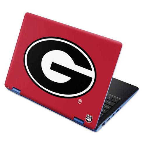 University of Georgia Logo Red Aspire R11 11.6in Skin