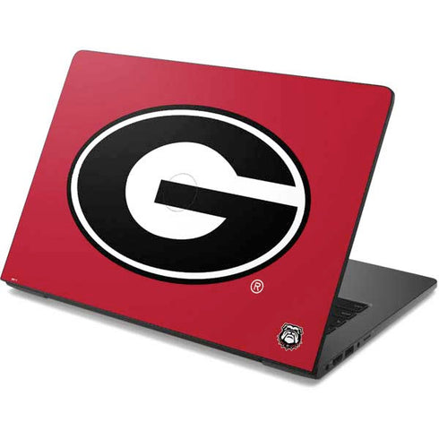 University of Georgia Logo Red Dell Chromebook Skin