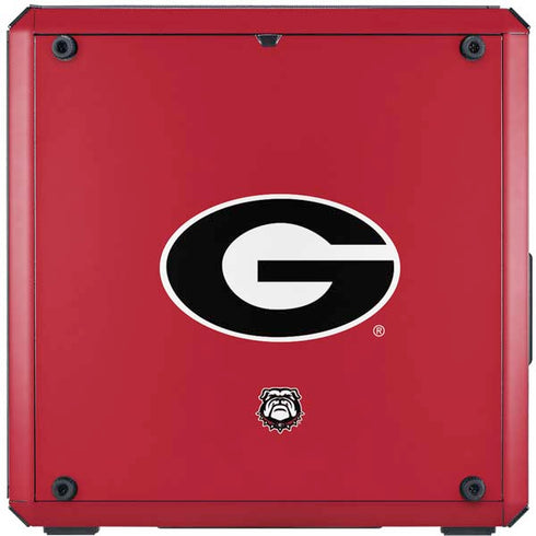 University of Georgia Logo Red Cooler Master MasterBox Q300L Mini Tower Skin