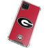 University of Georgia Logo Red Galaxy A12 Clear Case