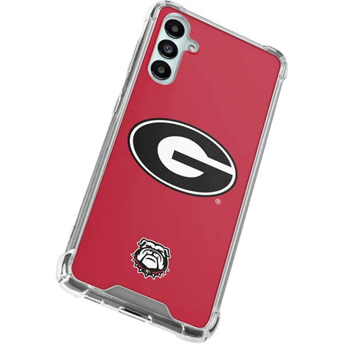 University of Georgia Logo Red Galaxy A15 5G Clear Case