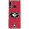 University of Georgia Logo Red Galaxy A30 Clear Case