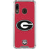 University of Georgia Logo Red Galaxy A30 Clear Case