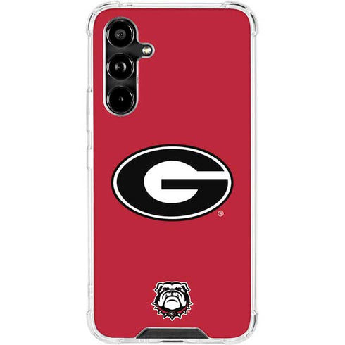 University of Georgia Logo Red Galaxy A54 5G Clear Case