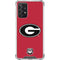 University of Georgia Logo Red Galaxy A72 5G Clear Case