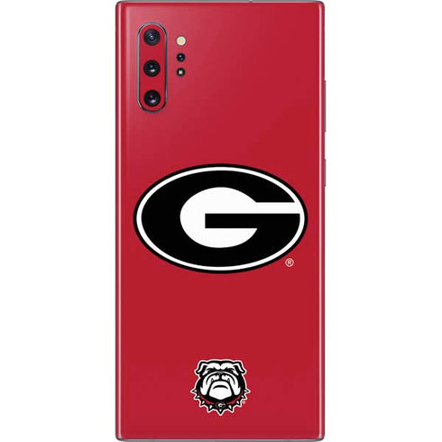 University of Georgia Logo Red Galaxy Note 10 Plus Skin
