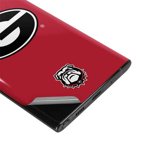 University of Georgia Logo Red Galaxy Note 10 Plus Skin