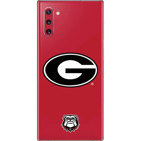 University of Georgia Logo Red Galaxy Note 10 Skin