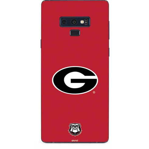 University of Georgia Logo Red Galaxy Note 9 Skin