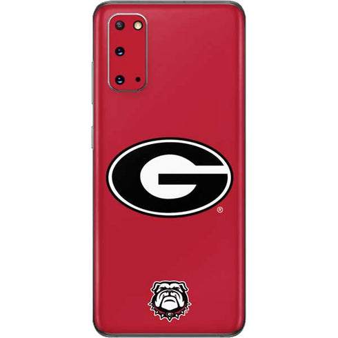 University of Georgia Logo Red Galaxy S20 Skin