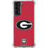 University of Georgia Logo Red Galaxy S21 5G Clear Case