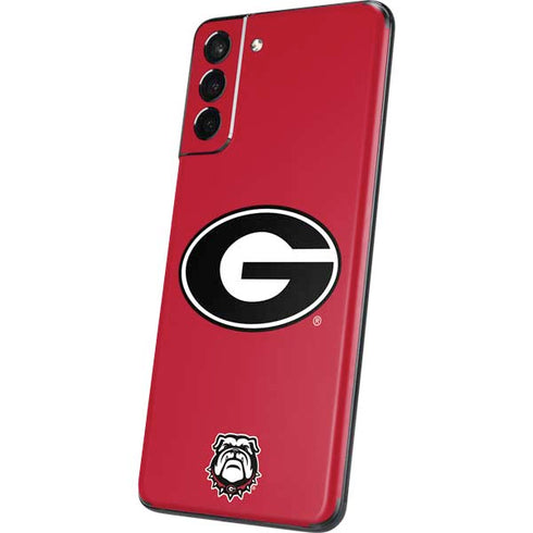 University of Georgia Logo Red Galaxy S21 5G Skin