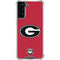 University of Georgia Logo Red Galaxy S21 FE Clear Case